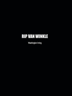 cover image of Rip Van Winkle